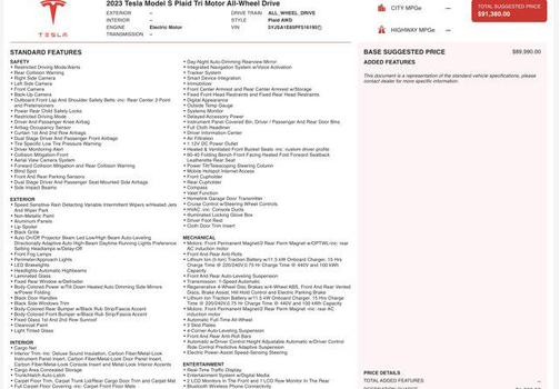 2023 Tesla Model S Plaid