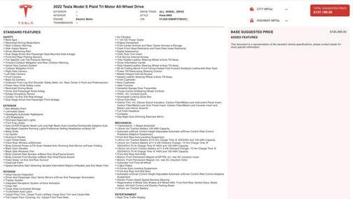 2022 Tesla Model S Plaid