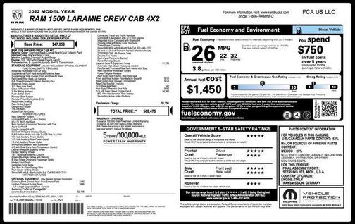 2022 RAM 1500 Laramie