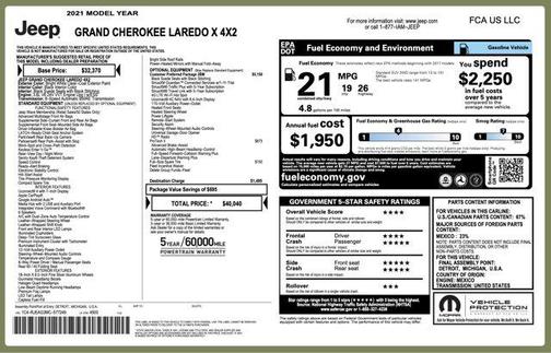 2021 Jeep Grand Cherokee Laredo