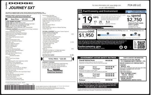 2017 Dodge Journey SXT