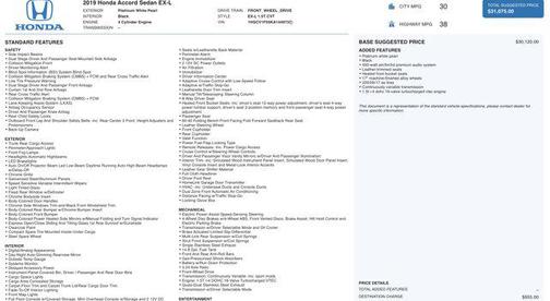 2019 Honda Accord EX-L