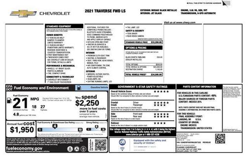 2021 Chevrolet Traverse LS
