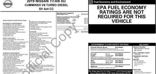 2019 Nissan Titan XD SV