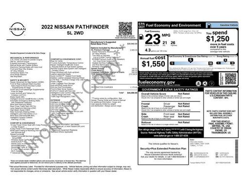 2022 Nissan Pathfinder SL