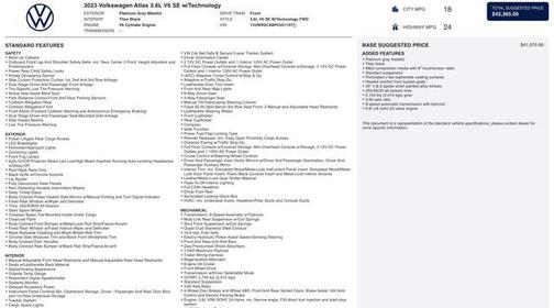 2023 Volkswagen Atlas 3.6L SE w/Technology
