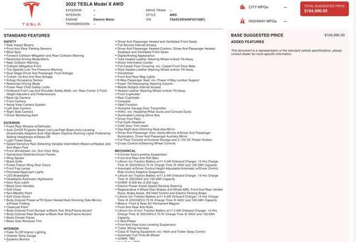 2022 Tesla Model X Dual Motor All-Wheel Drive