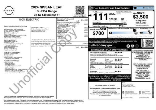 2024 Nissan Leaf S