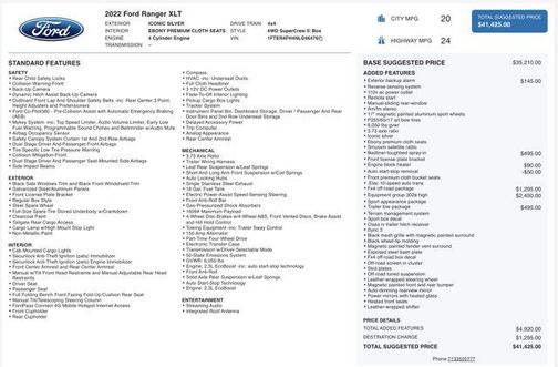 2022 Ford Ranger XLT