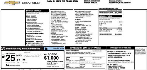 2024 Chevrolet Blazer 2LT