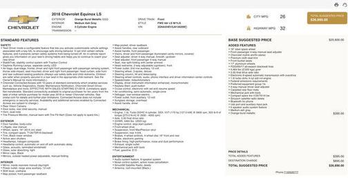 2018 Chevrolet Equinox LS