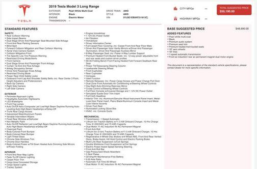 2019 Tesla Model 3 Long Range