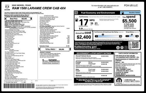 2022 RAM 1500 Laramie