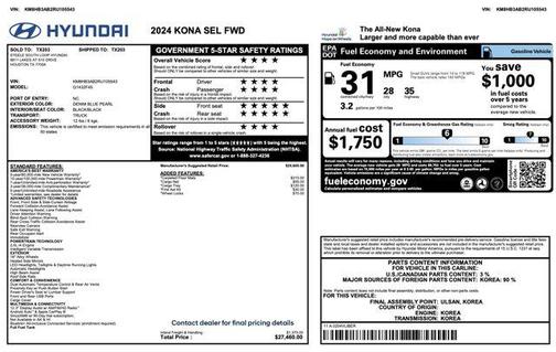 2024 Hyundai KONA SEL