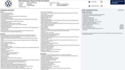 2022 Volkswagen Tiguan 2.0T SE R-Line Black