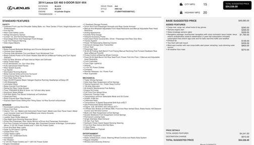 2014 Lexus GX 460 Base