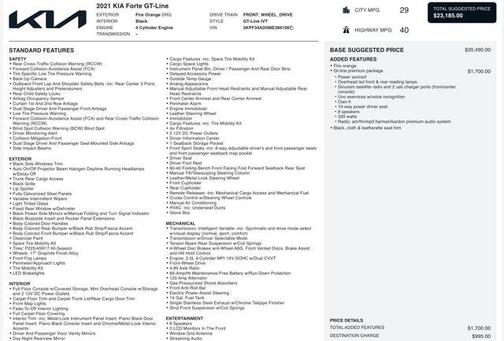 2021 Kia Forte GT-Line