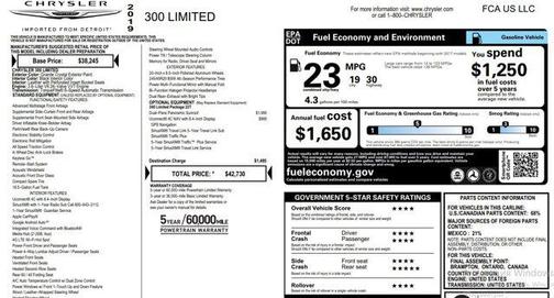 2019 Chrysler 300 Limited