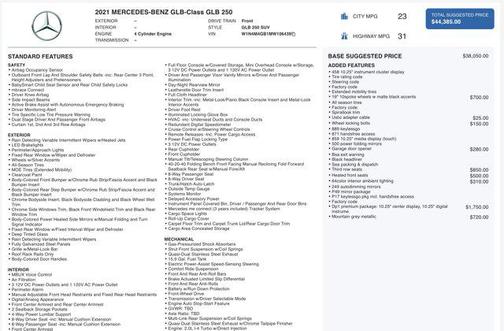 2021 Mercedes-Benz GLB 250 Base