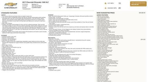 2017 Chevrolet Silverado 1500 LTZ