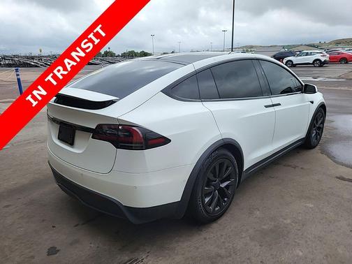 Pearl White Multi-Coat 2022 Tesla Model X Plaid Tri Motor All-Wheel Drive