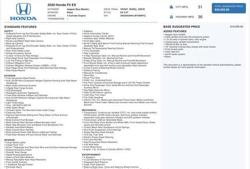 2020 Honda Fit EX