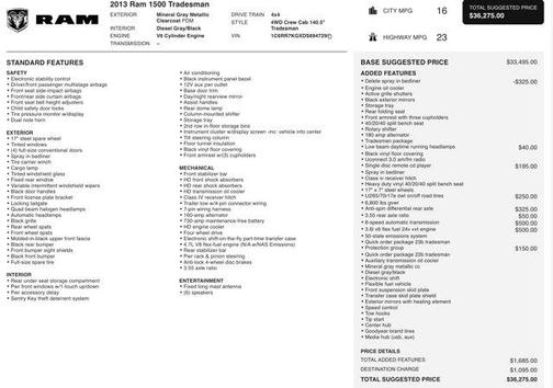 2013 RAM 1500 Tradesman