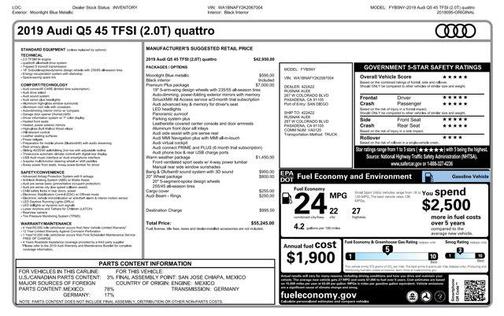 2019 Audi Q5 2.0T Premium Plus