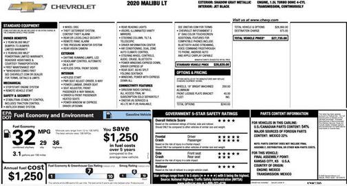 2020 Chevrolet Malibu FWD LT