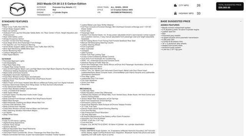 2023 Mazda CX-30 2.5 S Carbon Edition