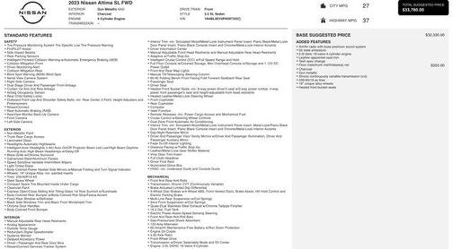 2023 Nissan Altima 2.5 SL