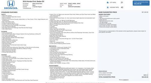 2018 Honda Civic EX