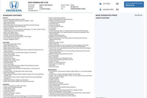 2019 Honda HR-V EX