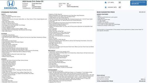 2020 Honda Civic EX