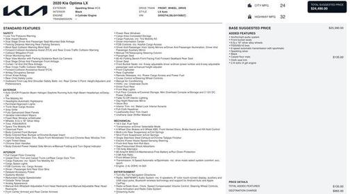 2020 Kia Optima LX