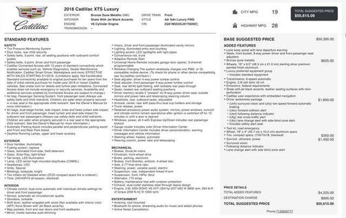 2018 Cadillac XTS Luxury