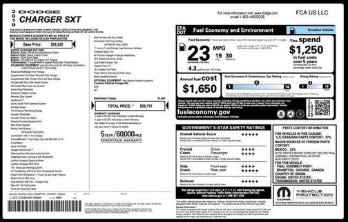 2019 Dodge Charger SXT
