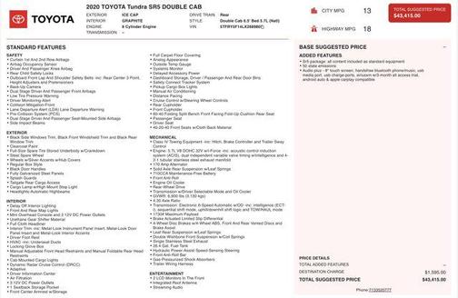 2020 Toyota Tundra SR5