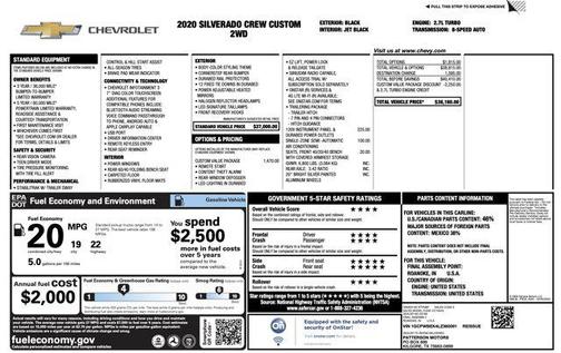 2020 Chevrolet Silverado 1500 Custom