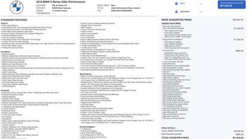 2019 BMW 530e iPerformance