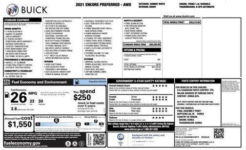 2021 Buick Encore Preferred