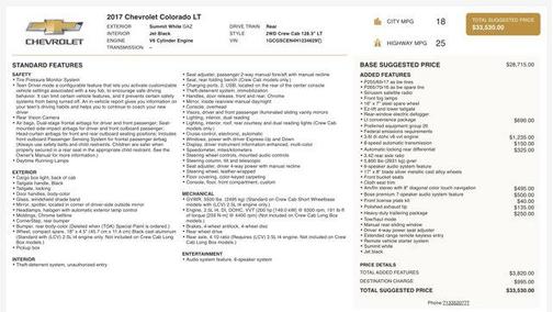 2017 Chevrolet Colorado LT