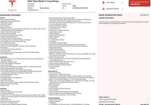2024 Tesla Model 3 Long Range