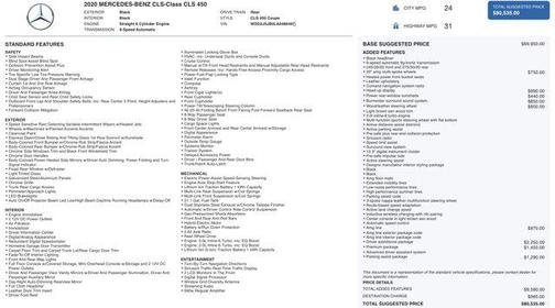 2020 Mercedes-Benz CLS 450 Base