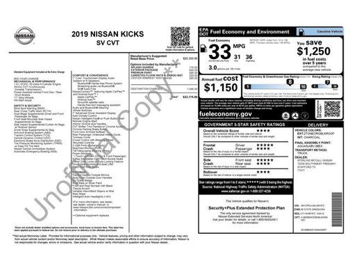 2019 Nissan Kicks SV