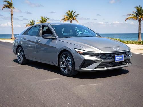 Gray 2025 Hyundai ELANTRA HEV SEL Sport