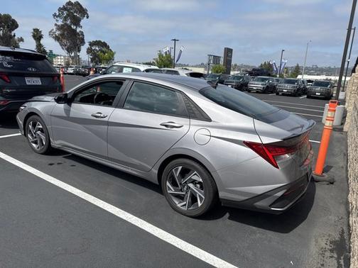 Gray 2025 Hyundai ELANTRA HEV SEL Sport