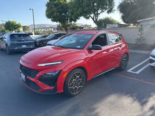 Red 2023 Hyundai Kona N Base