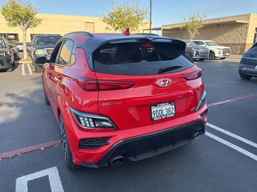 Red 2023 Hyundai Kona N Base