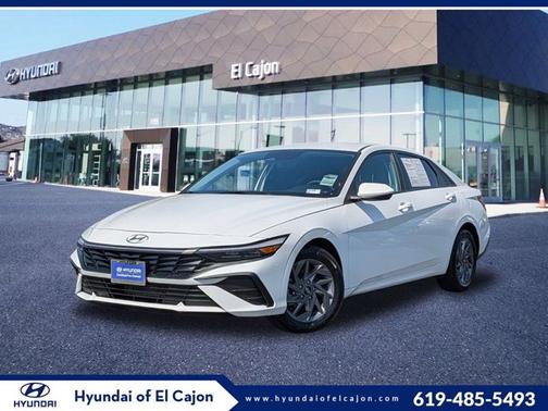 White 2024 Hyundai ELANTRA SEL